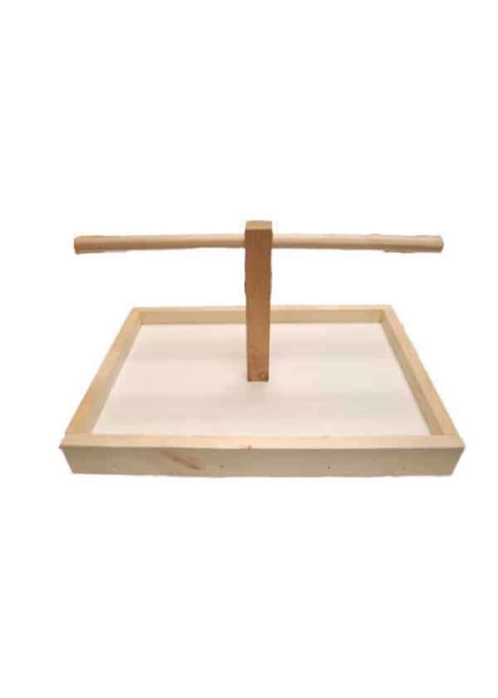 Zoo-Max Zoomax Wood Play Stand Model #1 XS (9″ X 12″ X 7″)