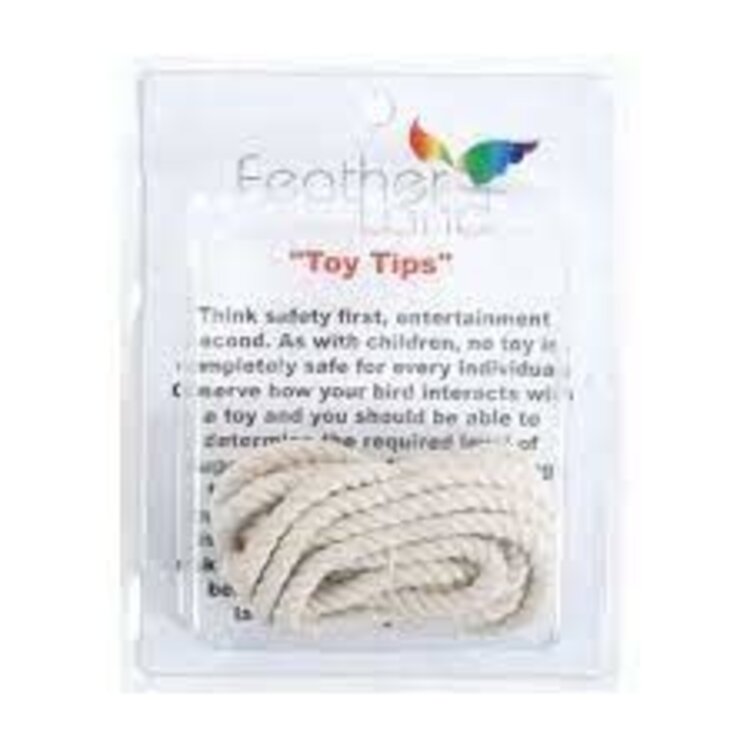 Caitec Caitec 1/4" Diameter Cotton Rope 138" for Bird Toy Making & Repairs