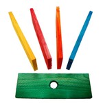 Chirp N Dales Wood Blocks  .25″H X 1.5″W X 4.5″LO (H1/2) 200625