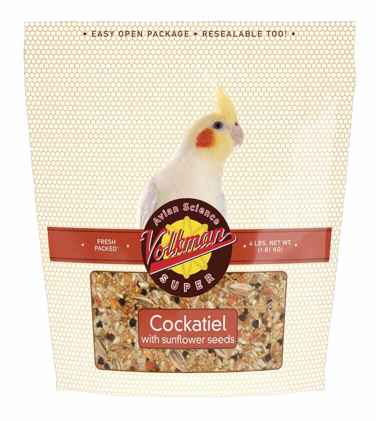 Volkmans Volkmans Avian Science Cockatiel With Sunflower (4lb)