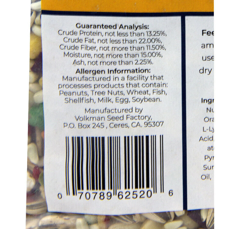 Volkmans Volkmans Featherglow Large Parrot (20lb)