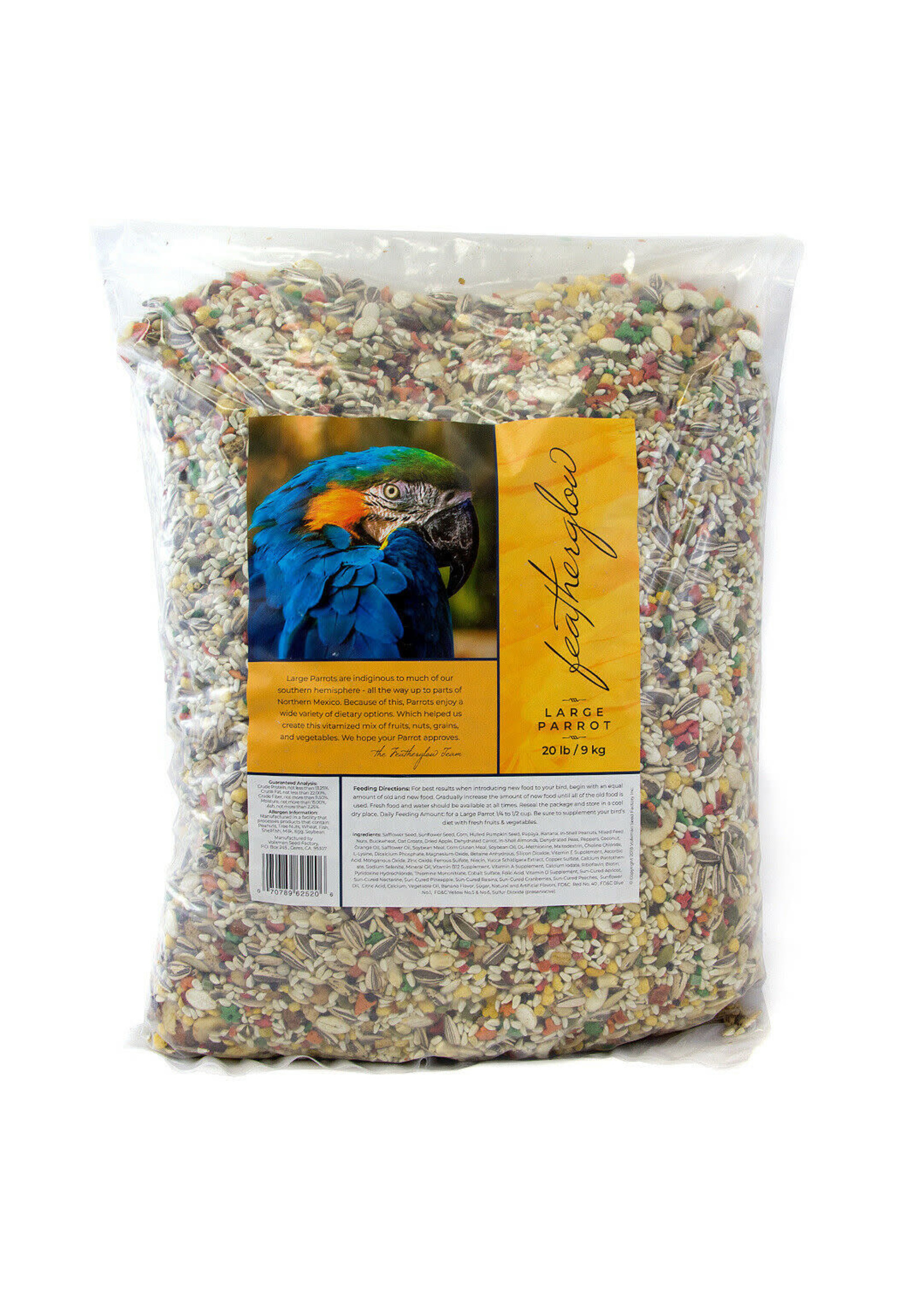 Volkmans Volkmans Featherglow Large Parrot (20lb)