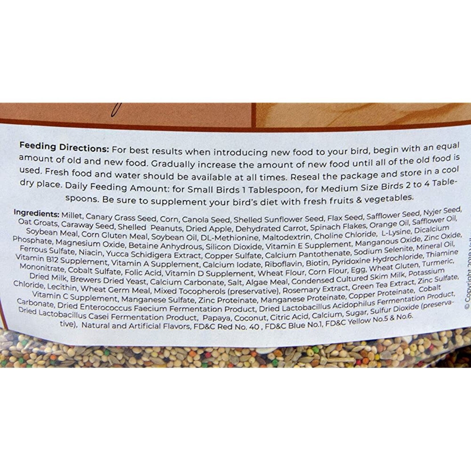 Volkmans Volkmans Featherglow Parakeet (20lb)