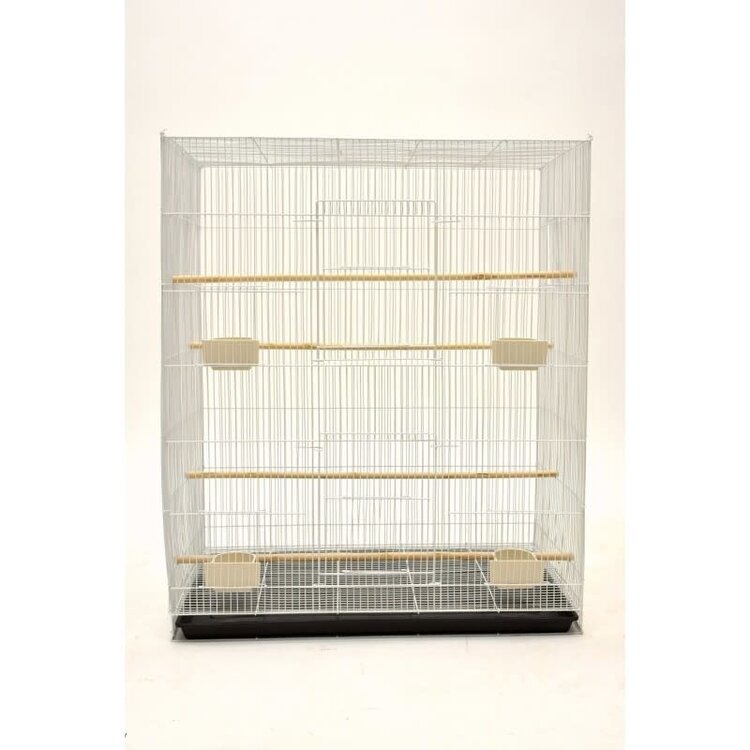 Glitter Pets GP Flight Double Height FL04  White 30''x 18''x36''