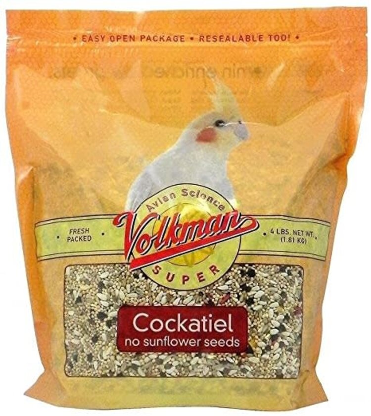 Volkmans Volkmans Avian Science Cockatiel  No Sunflower (4lb)
