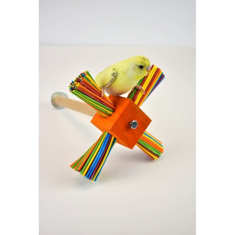 Glitter Pets GP Wood Spinner Perch A348