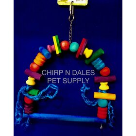 Jolly Jungle GP Bird Swing With Wood Blocks Medium A956M