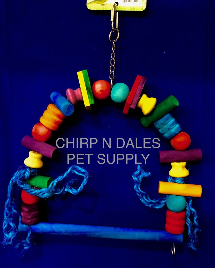 Jolly Jungle GP Bird Swing With Wood Blocks Medium A956M