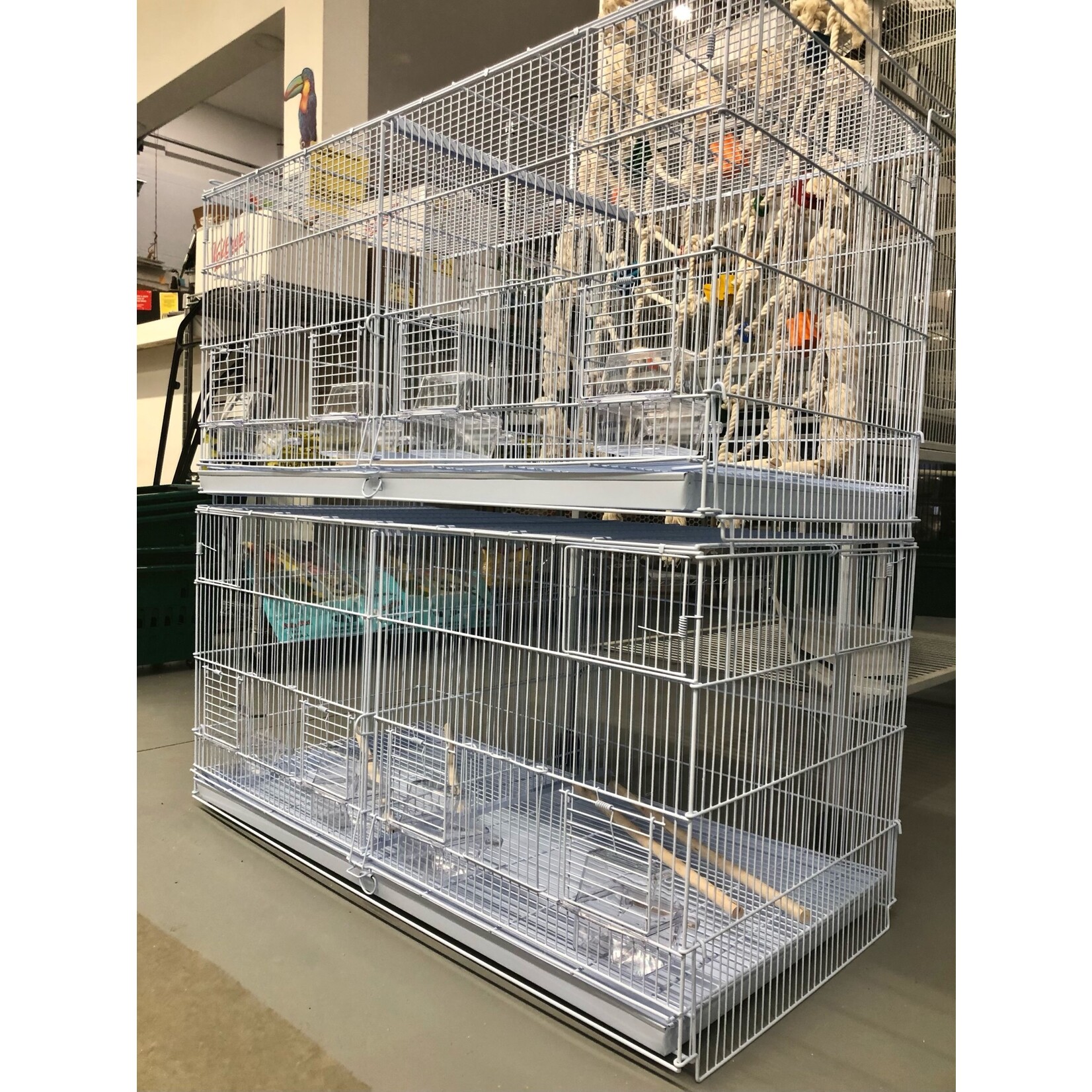 Glitter Pets GP Stackable Breeding Cage BR09  (Set of 2 cages) 36 x 18 x 18