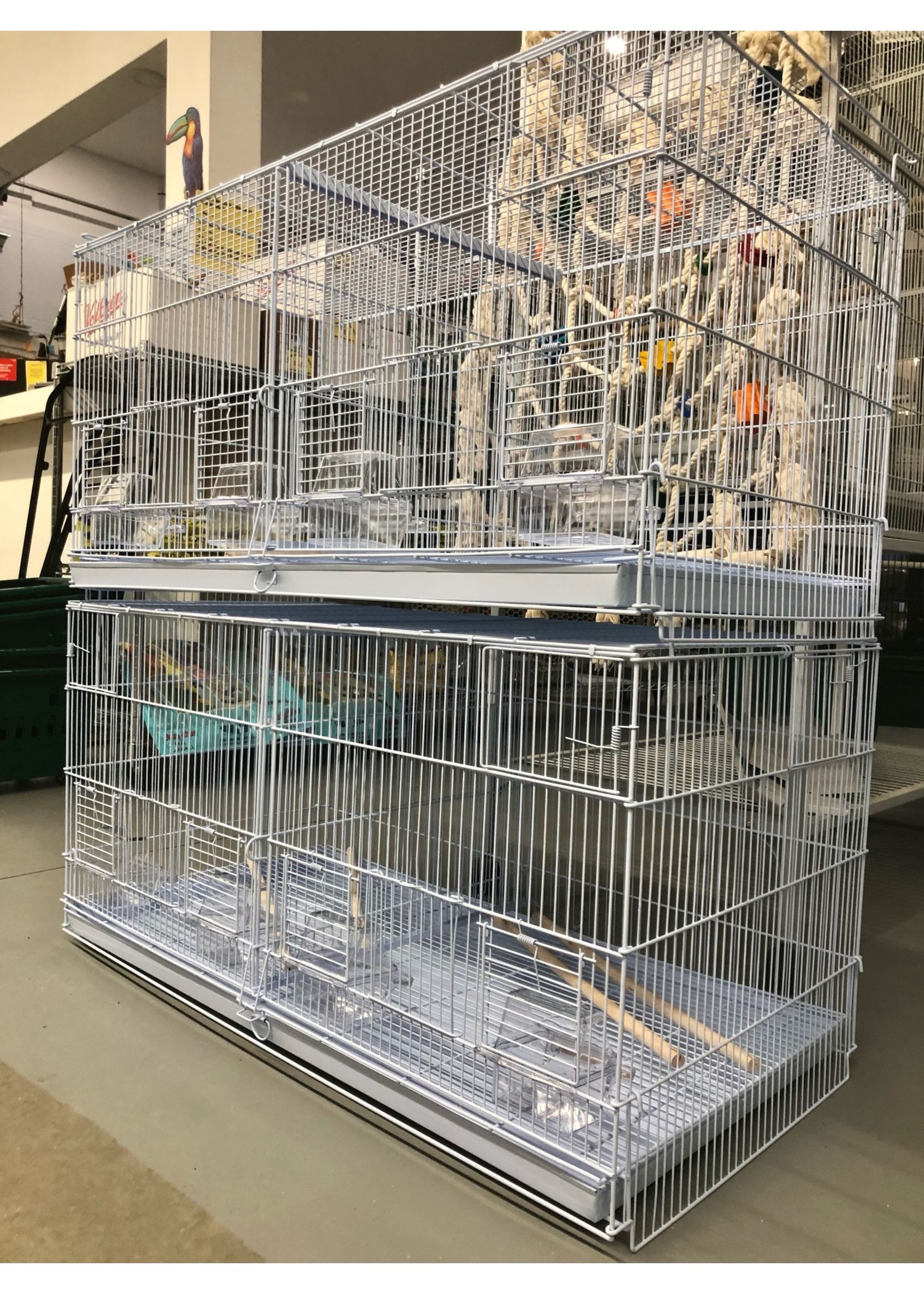 Glitter Pets GP Stackable Breeding Cage BR09  (Set of 2 cages) 36 x 18 x 18