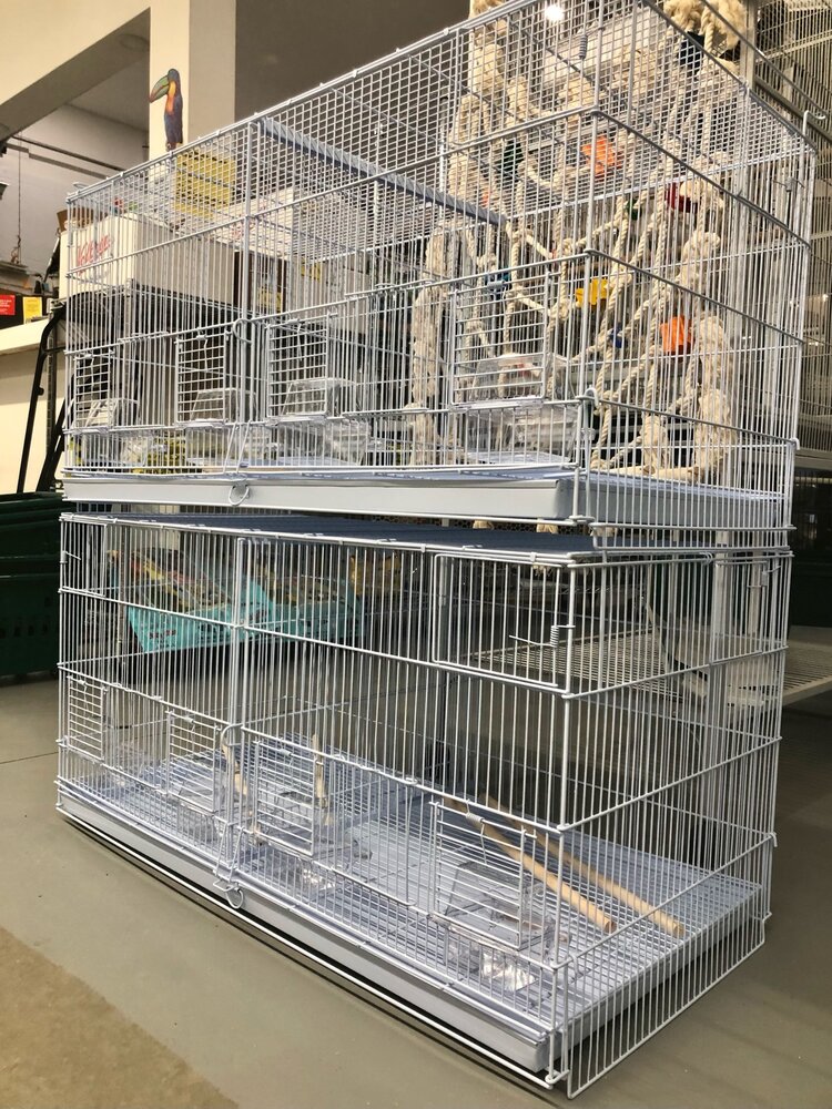 Glitter Pets GP Stackable Breeding Cage BR09  (Set of 2 cages) 36 x 18 x 18
