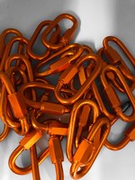 Chirp N Dales Anodized Aluminum Quick Links  2 1/4'' X 1"