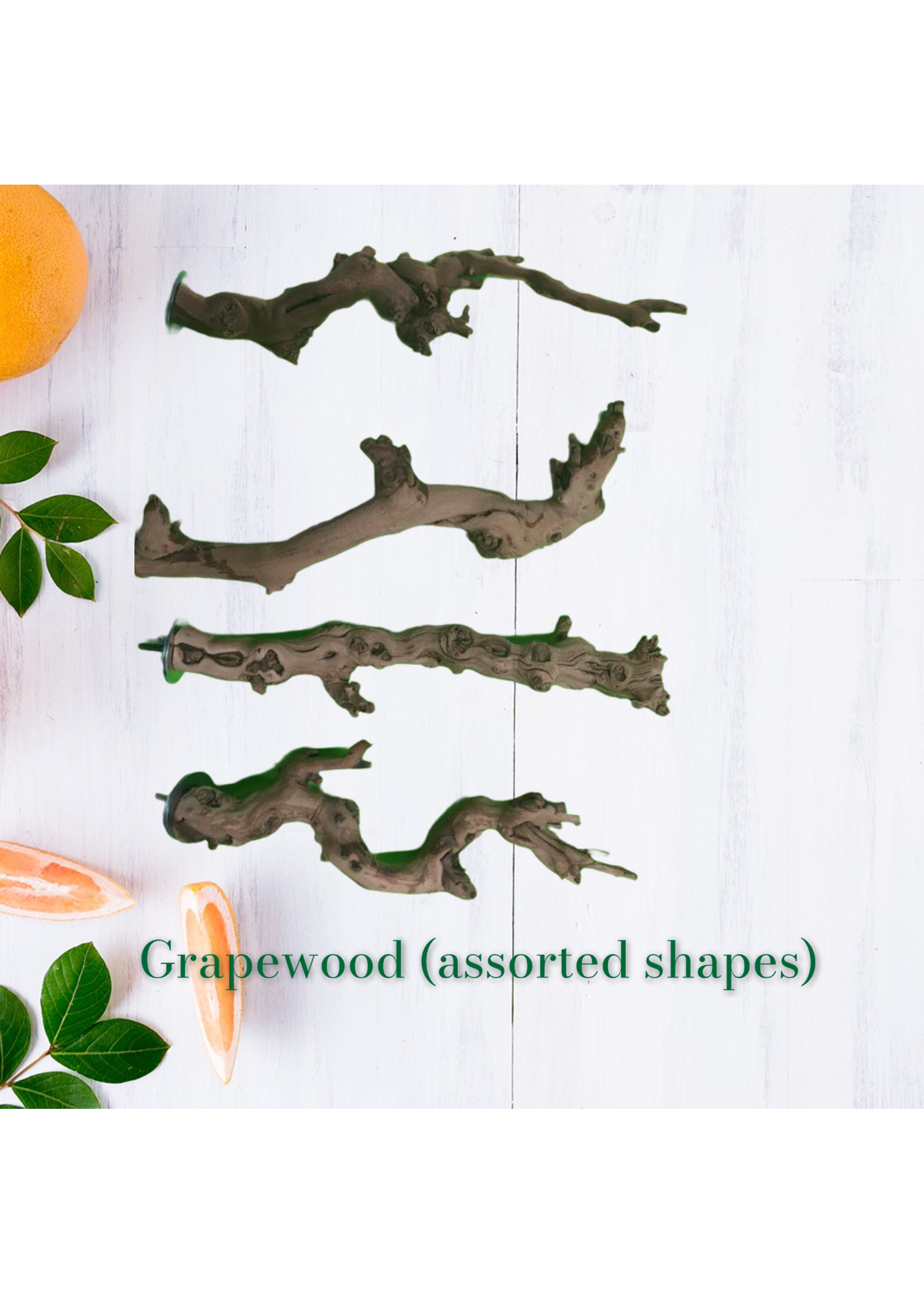 Bonkers Bonkers Grapewood Perch Medium, Assorted Shapes