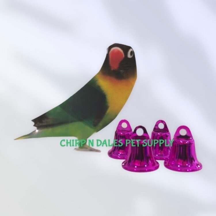 Chirp N Dales Vacuum Coated Coloured Non Toxic Liberty Bells