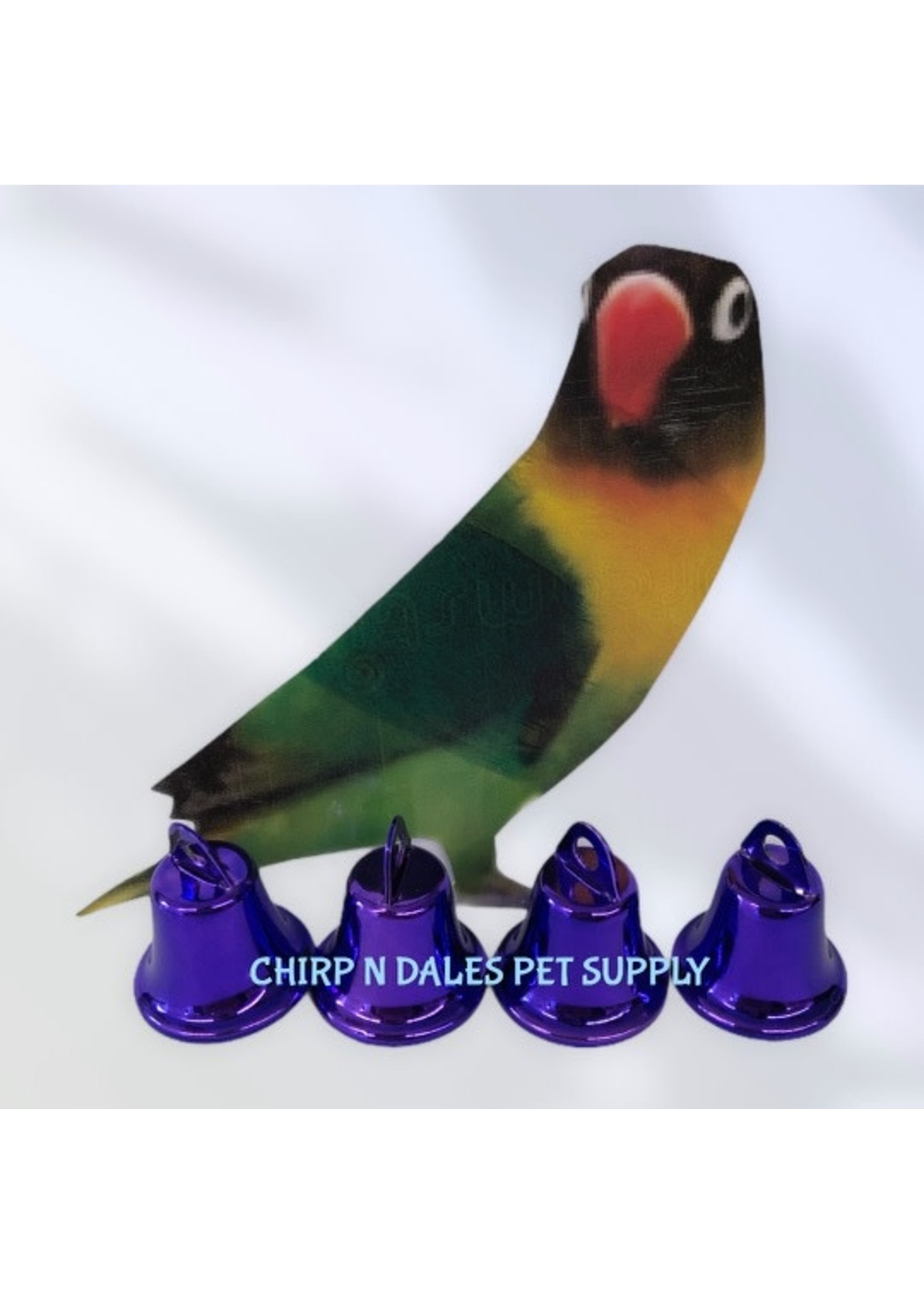 Chirp N Dales Vacuum Coated Coloured Non Toxic Liberty Bells