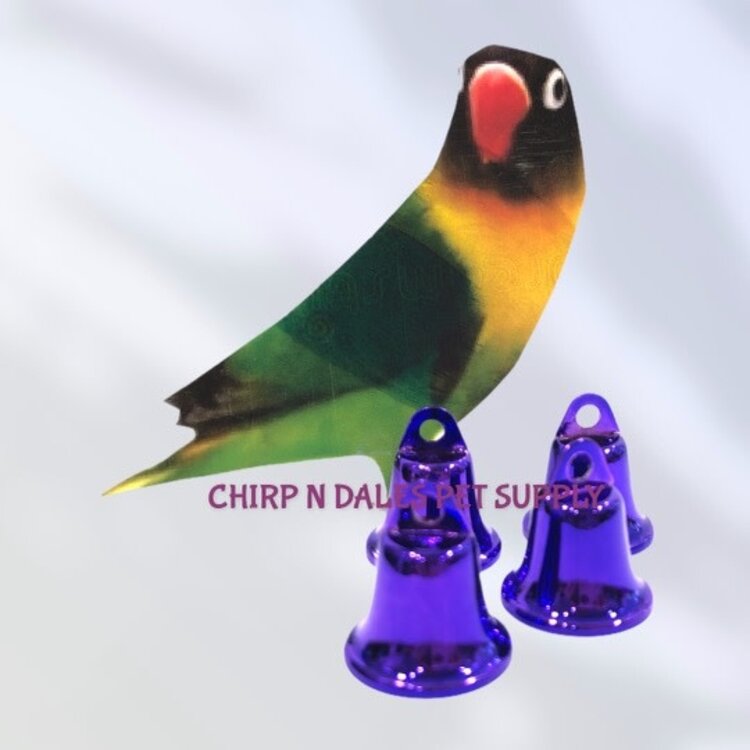 Chirp N Dales Vacuum Coated Coloured Non Toxic Liberty Bells