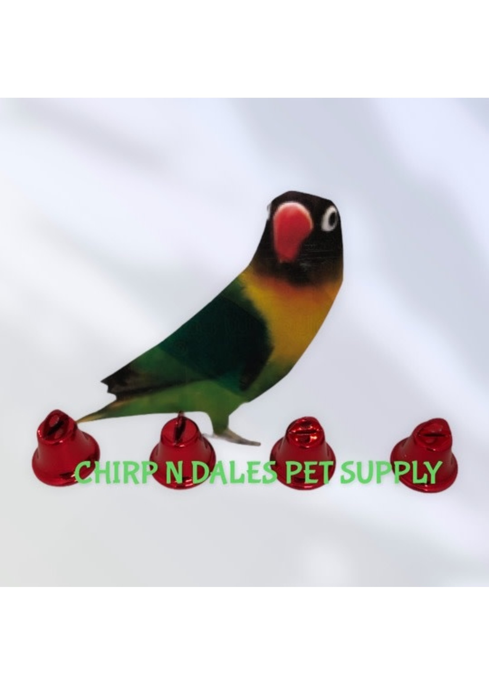 Chirp N Dales Vacuum Coated Coloured Non Toxic Liberty Bells