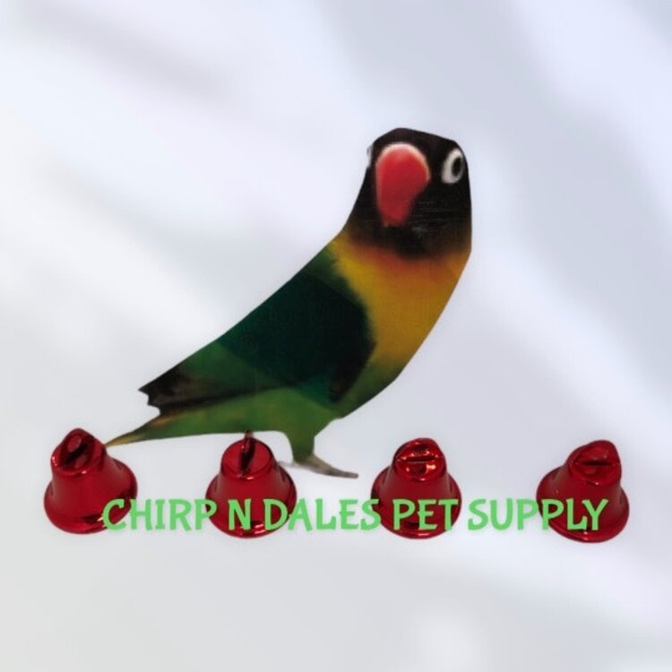 Chirp N Dales Vacuum Coated Coloured Non Toxic Liberty Bells