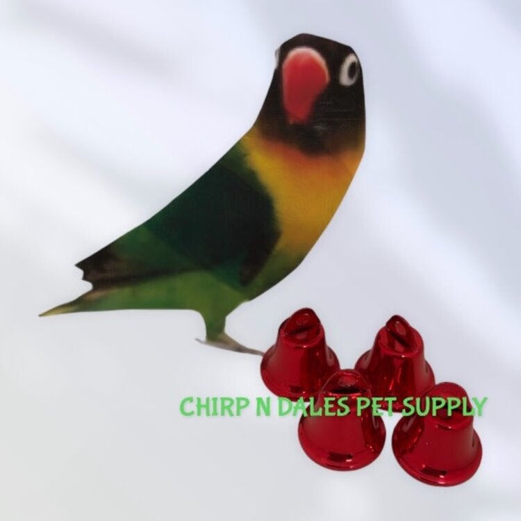 Chirp N Dales Vacuum Coated Coloured Non Toxic Liberty Bells