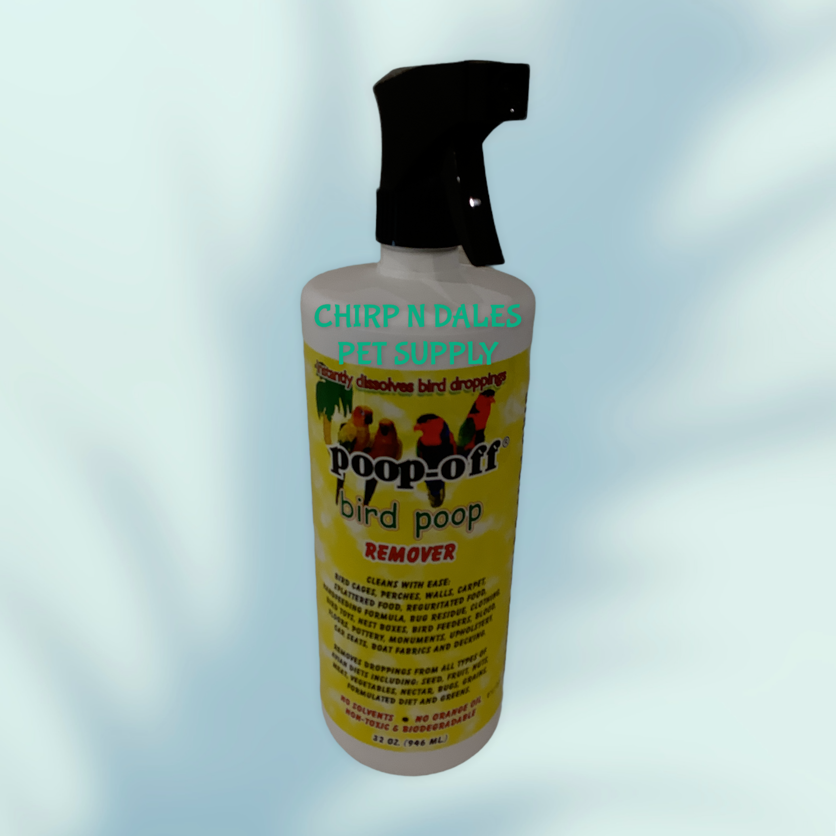 POOP-OFF BIRD POOP REMOVER 32 OZ SPRAY TOP