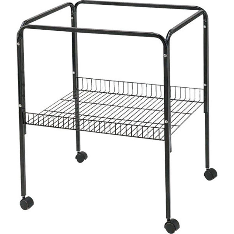 A&E Cage Stand 25"x21"  Black