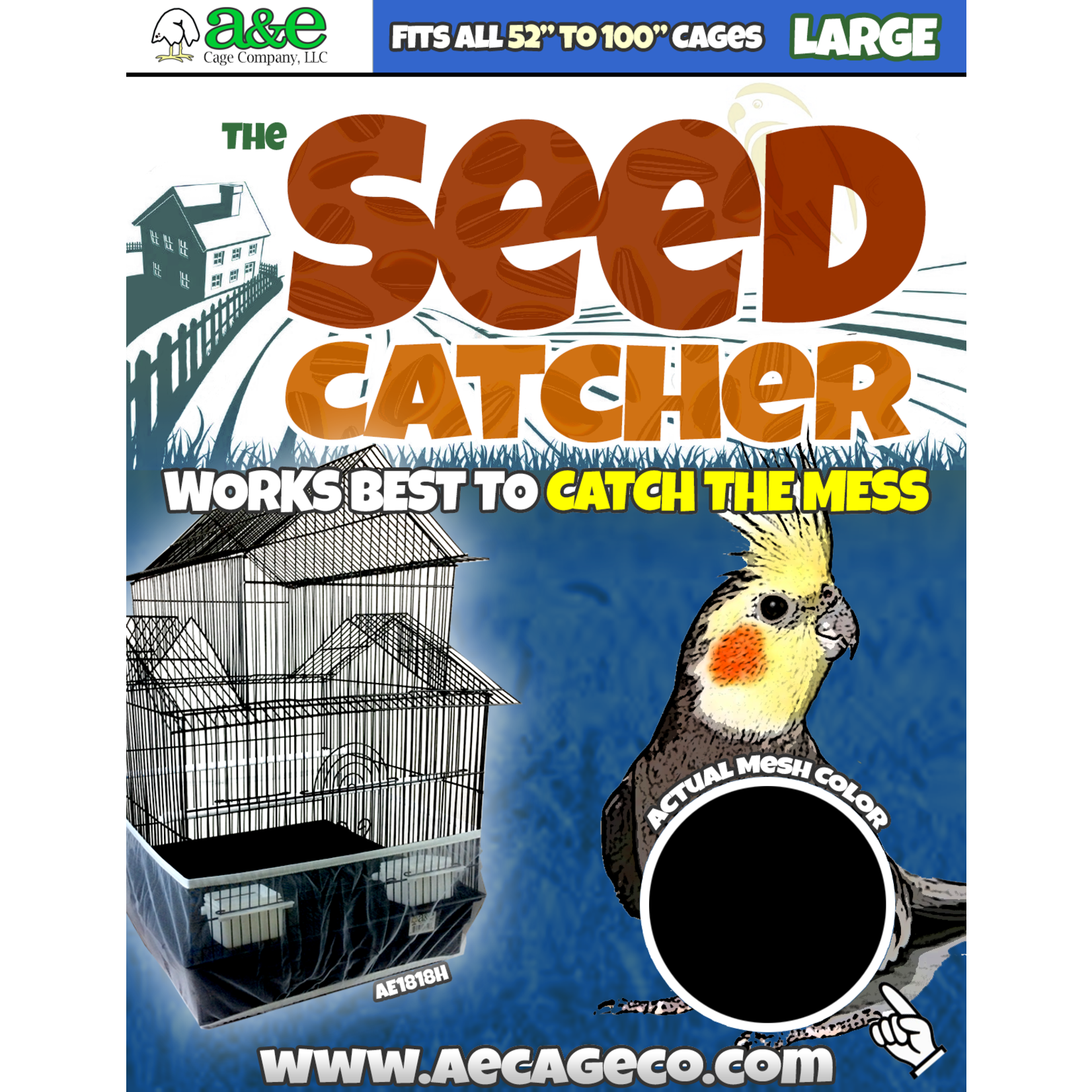 A&E A&E Large Seed Catcher 52" to 100" (13" high)