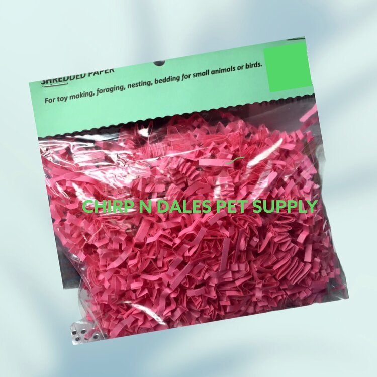 Chirp N Dales Shredded Paper Assorted Colors (per bag)