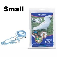 Premier Feather Tether Bird Harness and Leash Small Royal Blue