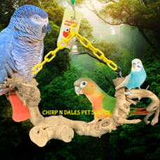 Bonkers Bonkers Hanging Grapewood Swing Small, Assorted Shapes