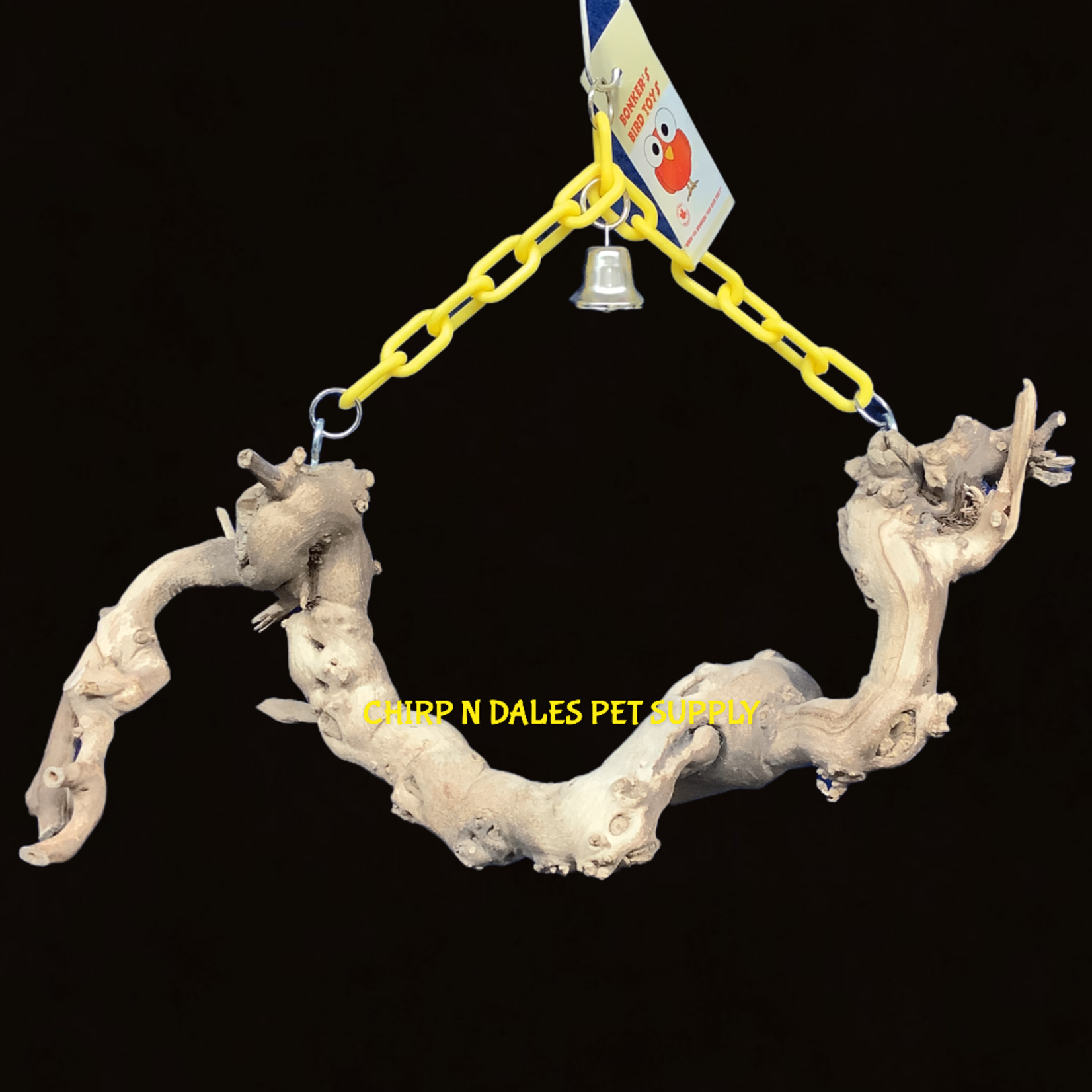 Bonkers Hanging Grapewood Swing Small, Assorted Shapes