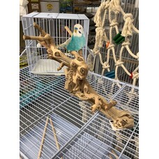 Bonkers Bonkers Grapewood Cage Top Perch Small/Medium, Assorted Shapes