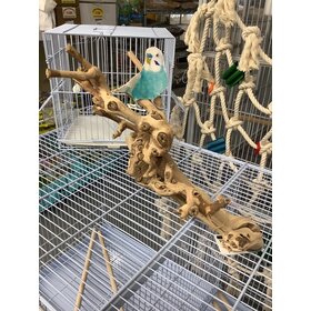 Bonkers Bonkers Grapewood Cage Top Perch Small/Medium, Assorted Shapes