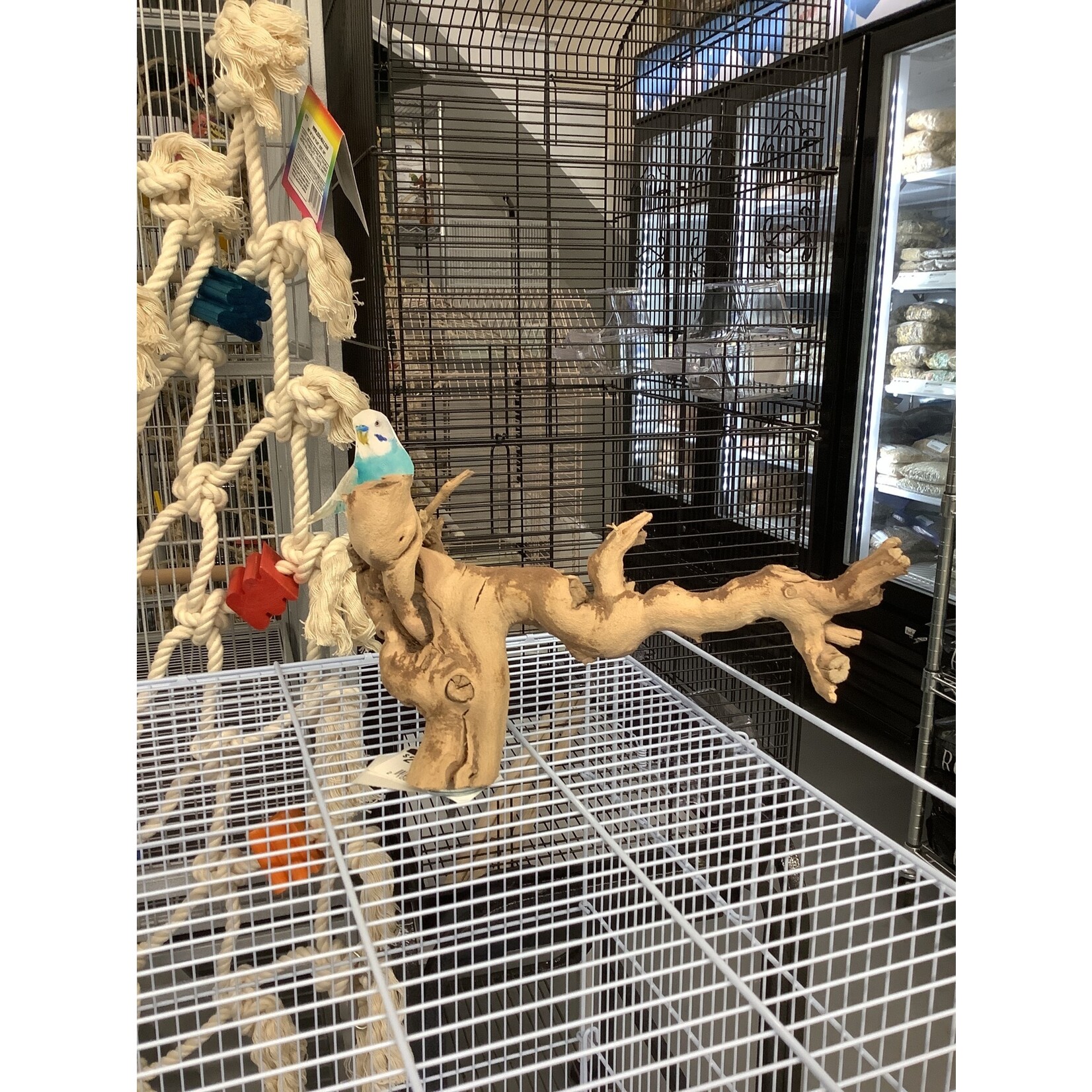 Bonkers Bonkers Grapewood Cage Top Perch Small/Medium, Assorted Shapes