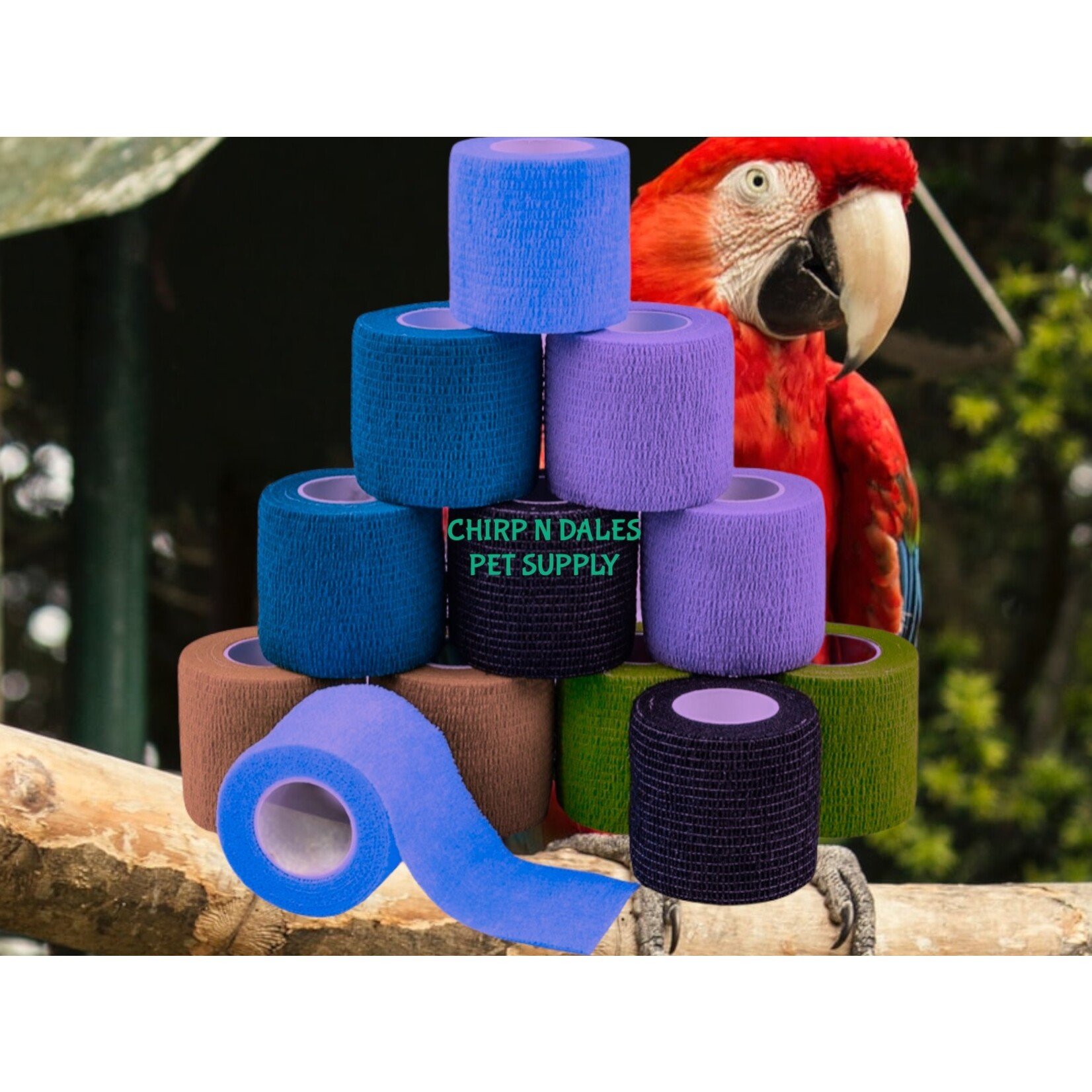 Chirp N Dales Vet wrap 2” Assorted Colors 576