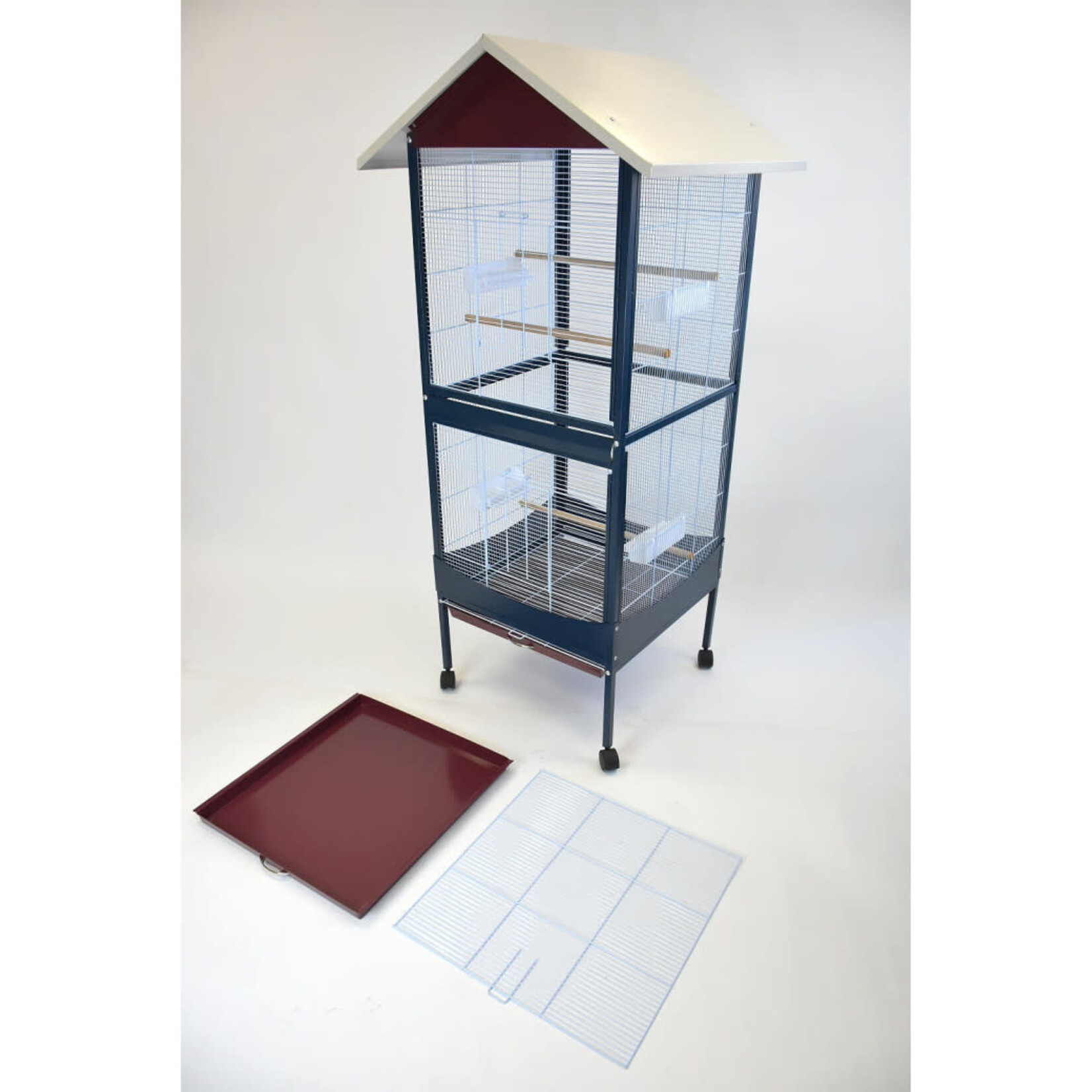 Glitter Pets GP Flight Cage with Removable Divider 39189