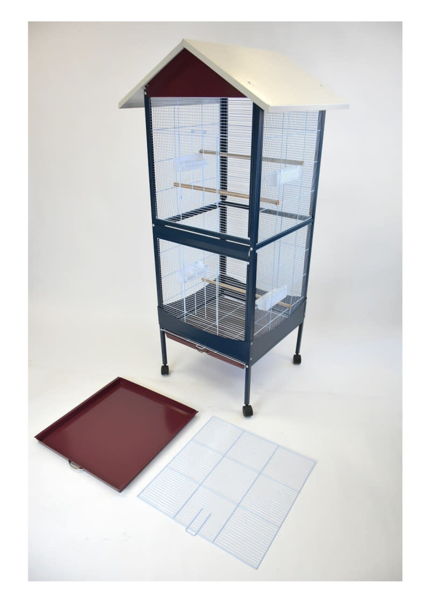 Glitter Pets GP Flight Cage with Removable Divider 39189