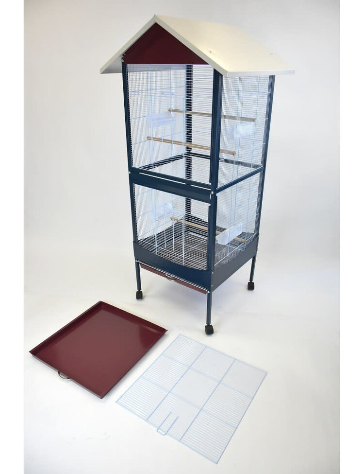 Glitter Pets GP Flight Cage with Removable Divider 39189