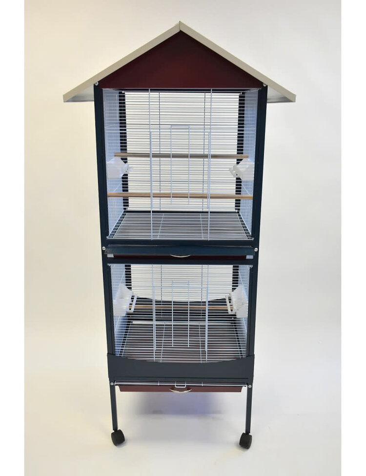 Glitter Pets GP Flight Cage with Removable Divider 39189