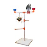 Zoo-Max Zoo Max Wood T-Perch Floor Stand MD 55″HX32″