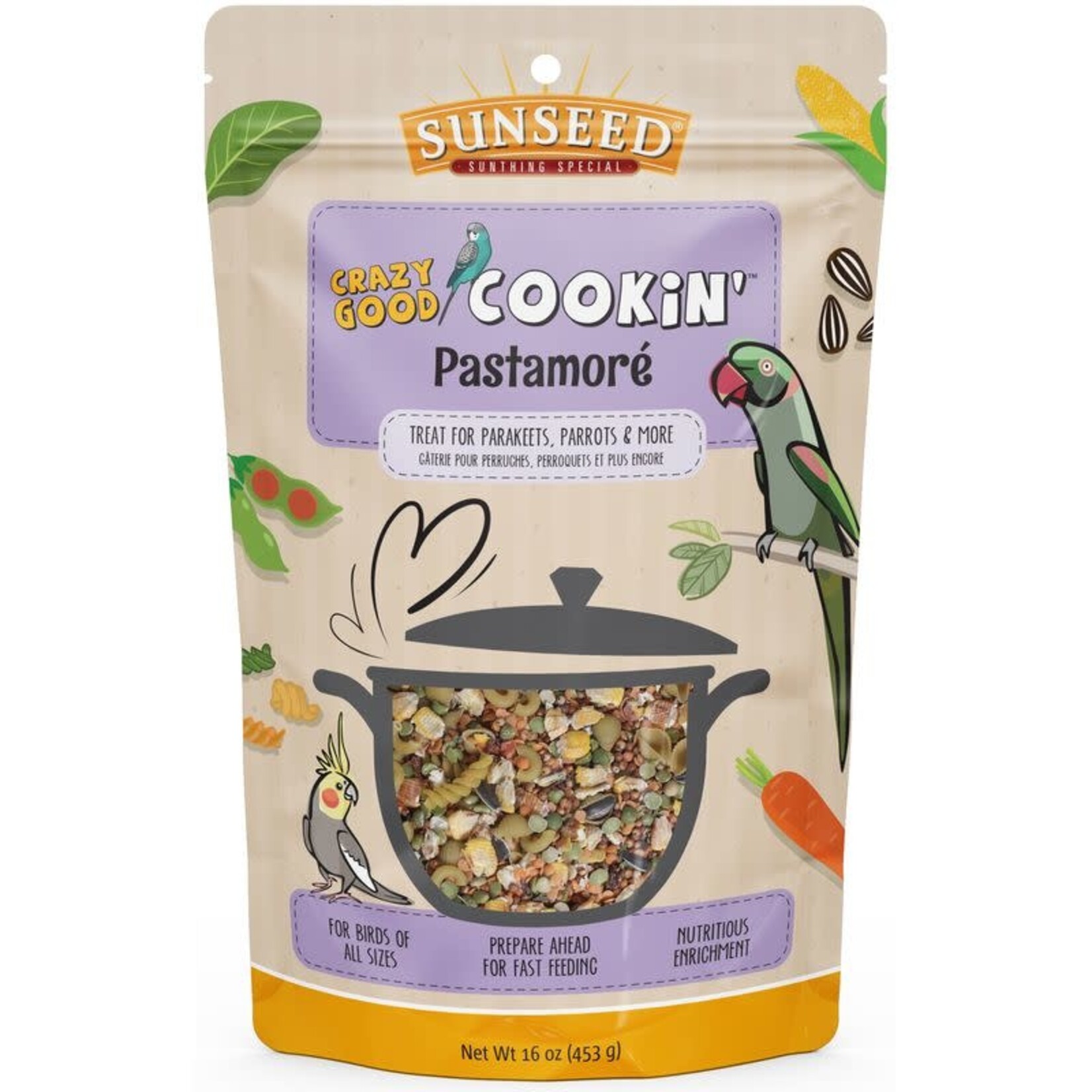 Sunseed/Vitakraft Sunseed Crazy Good Cookin Pastamore (16oz)