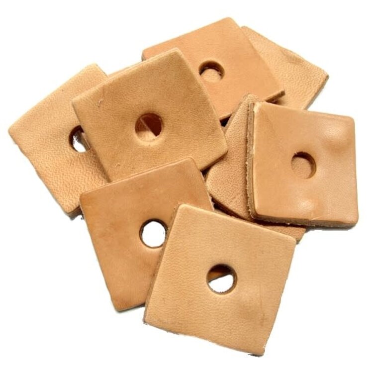Chirp N Dales Leather Square  (1 1/2" X 1 1/2") H3/8"