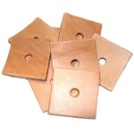 Chirp N Dales Leather Square (2" X 2") H3/8" C02