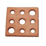 Chirp N Dales Leather Square (2" X 2") 9H3/8" C02-9