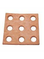 Chirp N Dales Leather Square (3" X 3") 9H1/2" C03-9