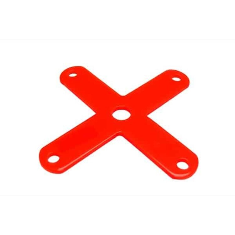 Chirp N Dales Acrylic Cross  5.75″ (1H 1/2″ + 4H 1/4″) P200594