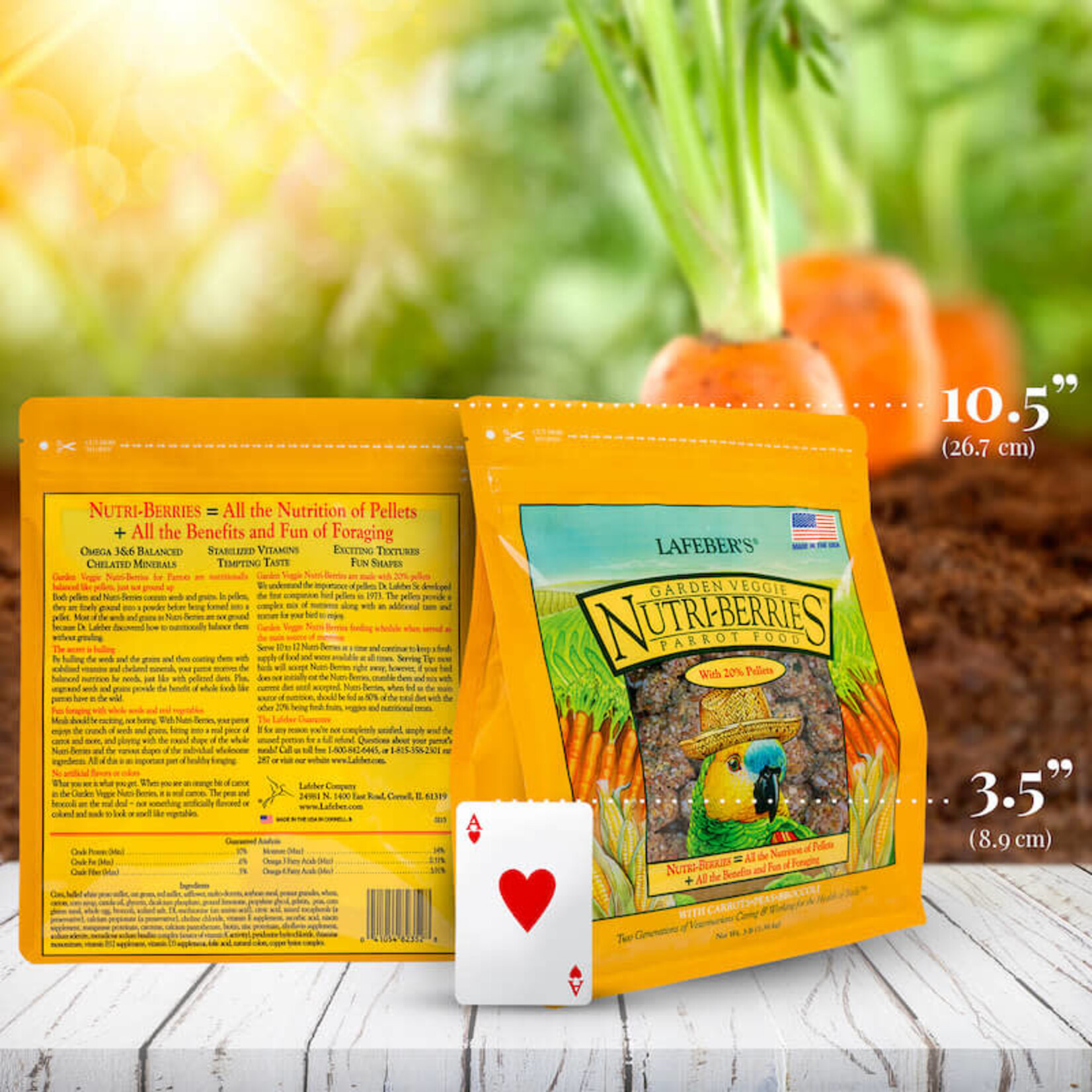 Lafeber's Lafeber's Nutri-Berries Garden Veggie Parrot (3lb)