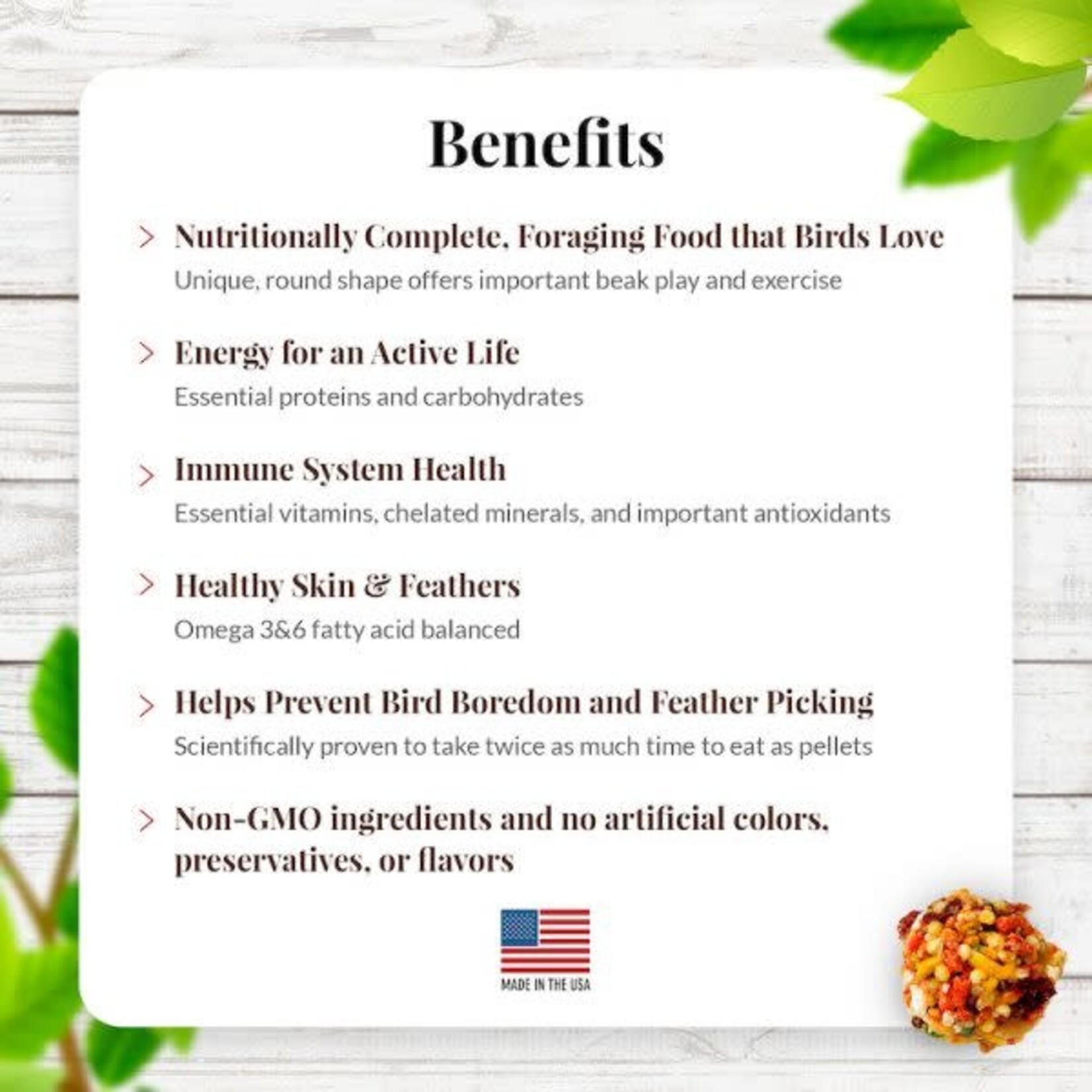 Lafeber's Lafeber Nutri-Berries Sunny Orchard Parakeet, Cockatiel, Lovebird & Conure (10oz)