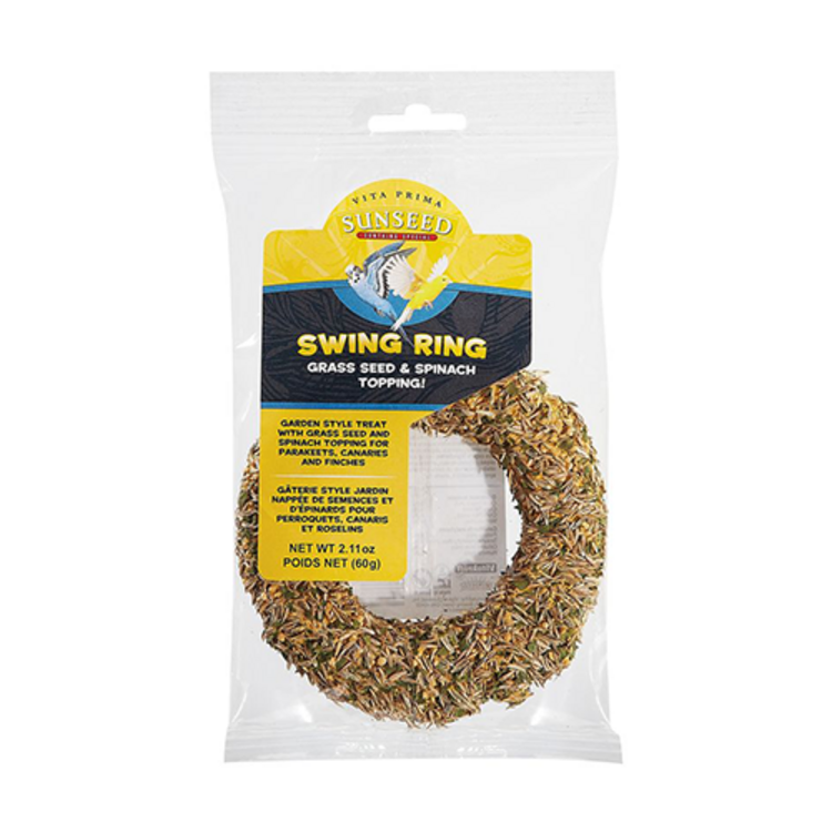 Sunseed/Vitakraft Sunseed Vita Prima Swing Ring Grass Seed & Spinach