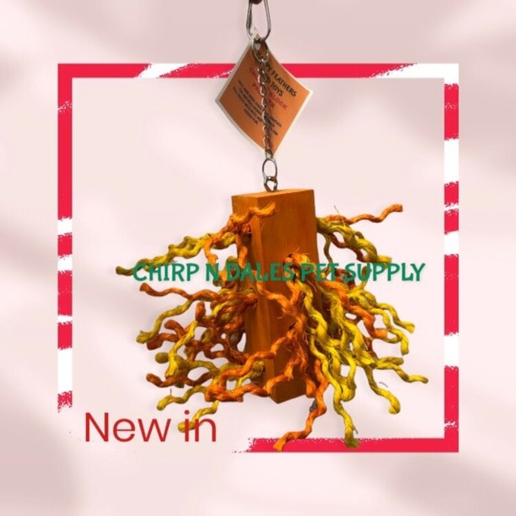 Happy Feathers Happy Feathers Chunky Block Preener Assorted Colours