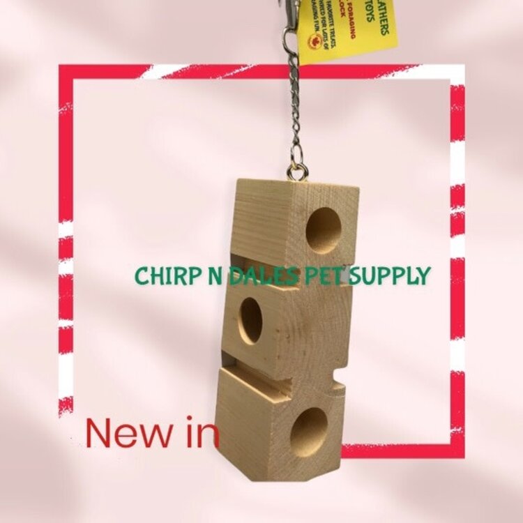 Happy Feathers Happy Feathers Natural Foraging Block